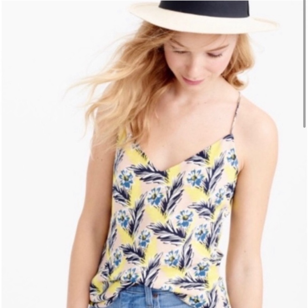J Crew Silk Tank Cami Size 6